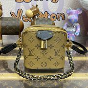 Fortok Louis Vuitton Just In Case Handbag Light Brown M47162 13x14x11cm - 1