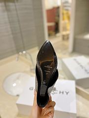 Fortok Givenchy Shark Lock Ankle Boots In Satin With Strass Silver - 2