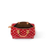 Fortok Louis Vuitton Speedy P9 Bandoulière 40 Bag in Red M24420 40x26x23cm - 5