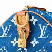Fortok Louis Vuitton Speedy P9 Bandoulière 40 Bag in Blue M24418 40x26x23cm - 3