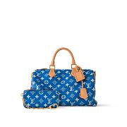 Fortok Louis Vuitton Speedy P9 Bandoulière 40 Bag in Blue M24418 40x26x23cm - 5