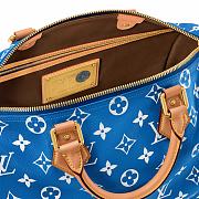 Fortok Louis Vuitton Speedy P9 Bandoulière 40 Bag in Blue M24418 40x26x23cm - 6