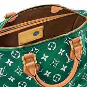 Fortok Louis Vuitton Speedy P9 Bandoulière 40 Bag in Green M24417 40x26x23cm - 3