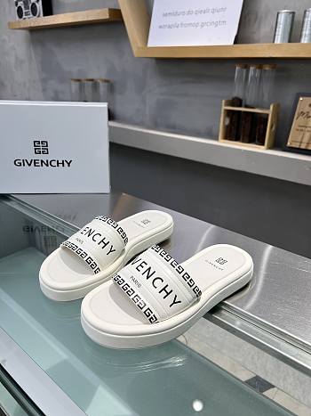 Fortok Givenchy Slides in White