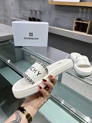Fortok Givenchy Slides in White - 4