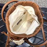 Fortok Valentino Vlogo Small Straw Basket Bag In Natural 25x18x9cm - 3