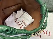 Fortok Valentino Garavani VLogo Pouf Bucket Bag Green 23x19x14cm - 5