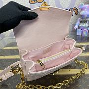 Fortok Louis Vuitton Pochette Métis East West Bag Opal Pink M47045 21.5x6x13.5cm - 3