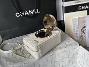 Fortok Chanel 24S Camera Bag White 11.5x16x6cm - 3