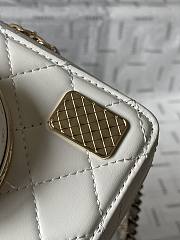 Fortok Chanel 24S Camera Bag White 11.5x16x6cm - 2