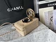 Fortok Chanel 24S Camera Bag Beige 11.5x16x6cm - 6