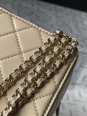 Fortok Chanel 24S Camera Bag Beige 11.5x16x6cm - 3