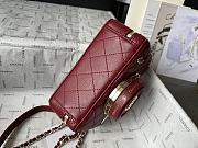 Fortok Chanel 24S Camera Bag Red 11.5x16x6cm - 5