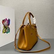 Fortok Prada Galleria Saffiano Leather Bag Brown 1BA863 28×20×12cm - 3