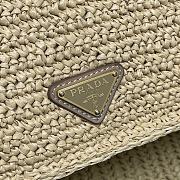 Fortok Prada Re-edition Crochet Mini Bag in Natural 1BC204 23x17x6.5cm - 5