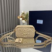 Fortok Prada Crochet Prada Brique Bag in Natural 1BH196 20x13x7cm - 1