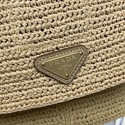 Fortok Prada Crochet Prada Brique Bag in Natural 1BH196 20x13x7cm - 3