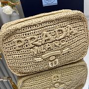 Fortok Prada Crochet Prada Brique Bag in Natural 1BH196 20x13x7cm - 2