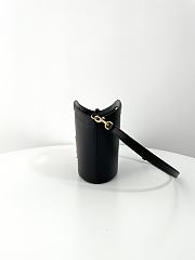 Fortok Saint Laurent Celia Mini Tote In Black Smooth Leather 791069 29x19.5x10cm - 4