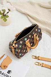 Fortok Louis Vuitton Keepall Bandoulière 25 Bag Brown Monogram Craggy Coated Canvas M24849 - 4