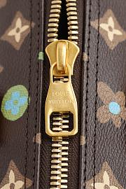 Fortok Louis Vuitton Keepall Bandoulière 25 Bag Brown Monogram Craggy Coated Canvas M24849 - 3
