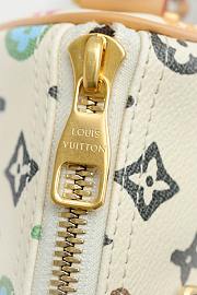 Fortok Louis Vuitton Keepall Bandoulière 25 Bag White Monogram Craggy Coated Canvas M24848 - 3