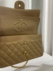 Fortok Chanel Classic Flap Bag in Beige 25.5cm - 6