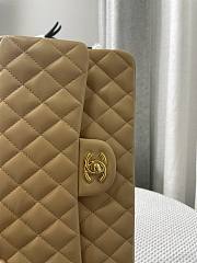 Fortok Chanel Classic Flap Bag in Beige 25.5cm - 5