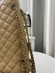 Fortok Chanel Classic Flap Bag in Beige 25.5cm - 4