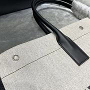 Fortok Saint Laurent Rive Gauche Tote Bag Beige and Black 509415 48x36x16cm - 4