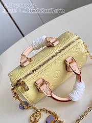 Fortok Louis Vuitton Nano Speedy Bag Yellow M83000 16x10x7.5cm - 4