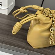 Fortok Loewe Flamenco Purse Mini Bag Yellow 23x17x5.5cm - 6
