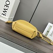 Fortok Loewe Flamenco Purse Mini Bag Yellow 23x17x5.5cm - 4