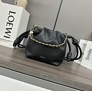 Fortok Loewe Flamenco Purse Mini Bag Black 23x17x5.5cm - 1