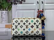 Fortok Louis Vuitton Locker Dopp Kit Bag White M47069 23x13x12cm - 1