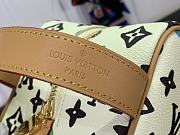 Fortok Louis Vuitton Locker Dopp Kit Bag White M47069 23x13x12cm - 3