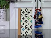 Fortok Louis Vuitton Brazza Wallet White Monogram Craggy Canvas M83335 10x19x2cm - 1