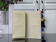 Fortok Louis Vuitton Brazza Wallet White Monogram Craggy Canvas M83335 10x19x2cm - 3