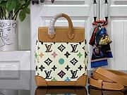 Fortok Louis Vuitton Nano Steamer Bag White Monogram Craggy Canvas M83429 15x18x7cm - 2