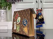 Fortok Louis Vuitton Toilet Pouch Flight Mode M83487 20x25x5.5cm  - 5