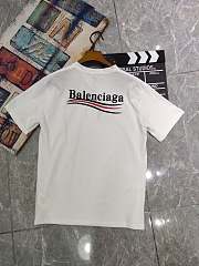 Fortok Balenciaga Wave T-shirt in White/Black - 5