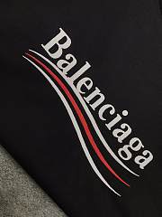 Fortok Balenciaga Wave T-shirt in White/Black - 3