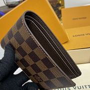Fortok Louis Vuitton Multiple Damier Graphite Wallet Brown N60895 11.5x9.5x2cm - 6