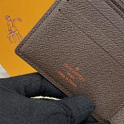 Fortok Louis Vuitton Multiple Damier Graphite Wallet Brown N60895 11.5x9.5x2cm - 5