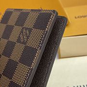 Fortok Louis Vuitton Multiple Damier Graphite Wallet Brown N60895 11.5x9.5x2cm - 4