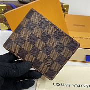 Fortok Louis Vuitton Multiple Damier Graphite Wallet Brown N60895 11.5x9.5x2cm - 3