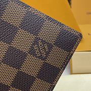 Fortok Louis Vuitton Multiple Damier Graphite Wallet Brown N60895 11.5x9.5x2cm - 2