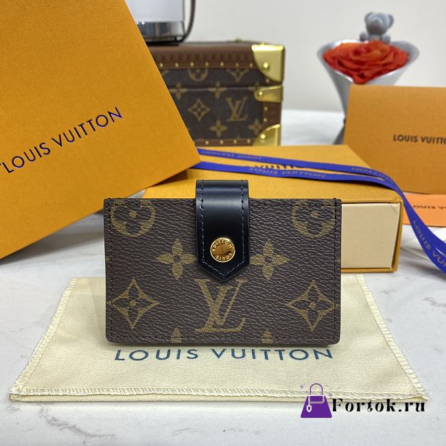 Fortok Louis Vuitton Card Holder Brown M80878 10.5x7.5x1.9cm - 1