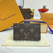 Fortok Louis Vuitton Card Holder Brown M80878 10.5x7.5x1.9cm - 5
