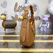Fortok Louis Vuitton Low Key Shoulder Bag Brown M24885 26x18x7cm - 2